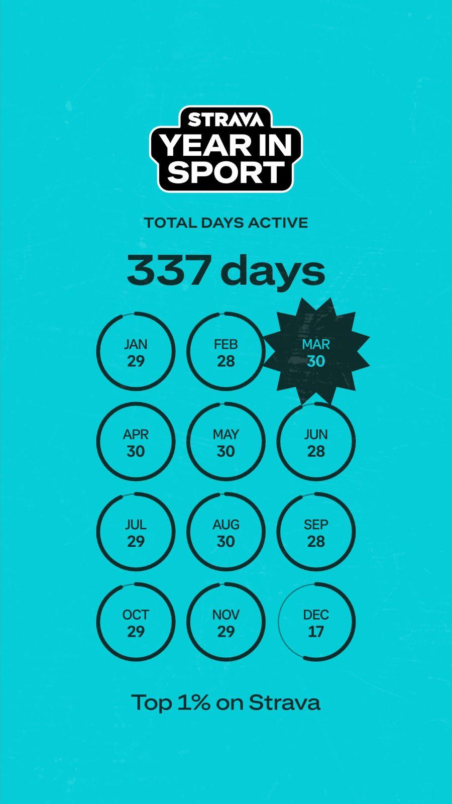 2024 — 337 Days Active · Top 1%